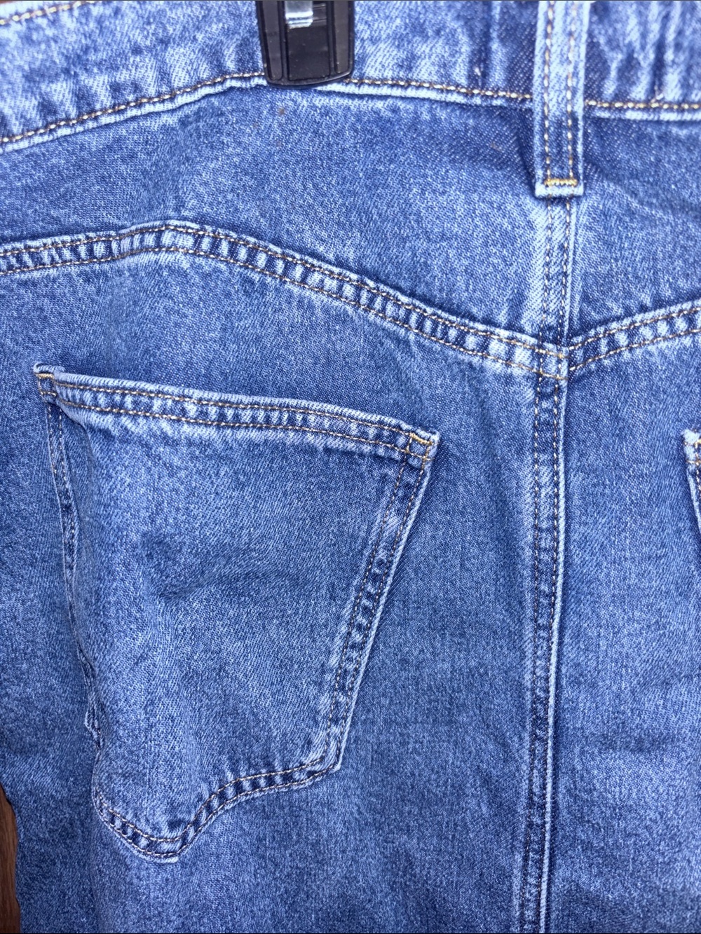 Universal Thread Dark Blue Denim Jeans with Contrast Stitching - Picture 12 of 15